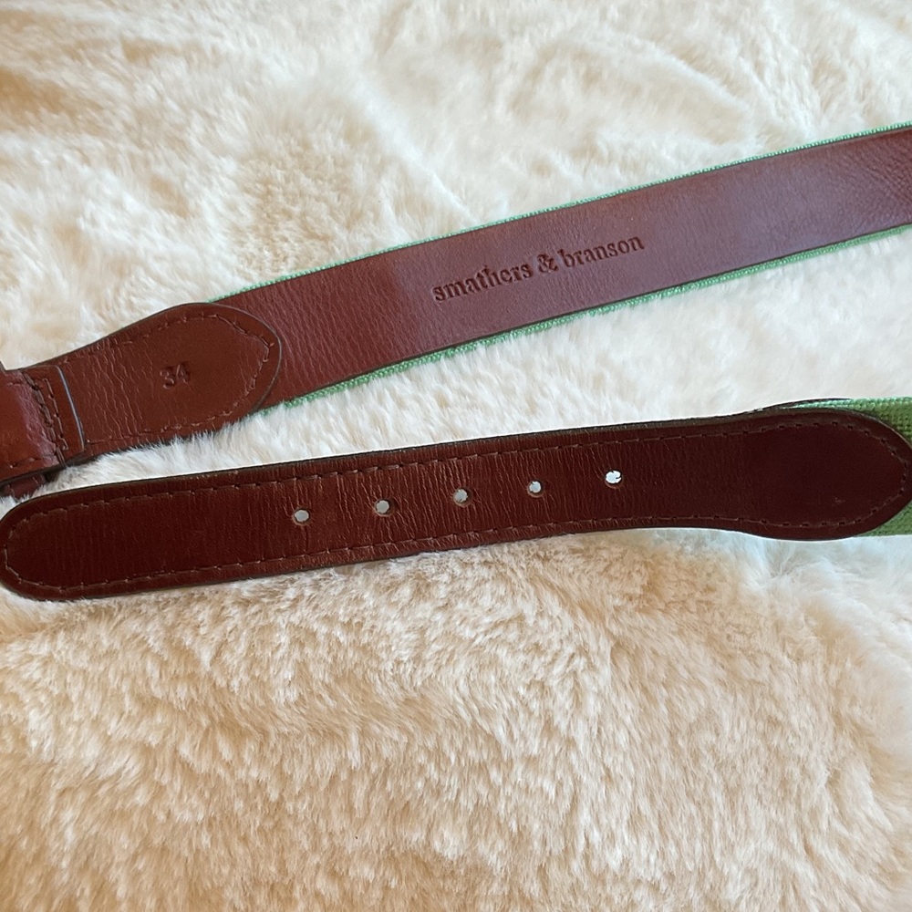 Smathers & Branson Green Turtle Belt 34 - Picture 6 of 8